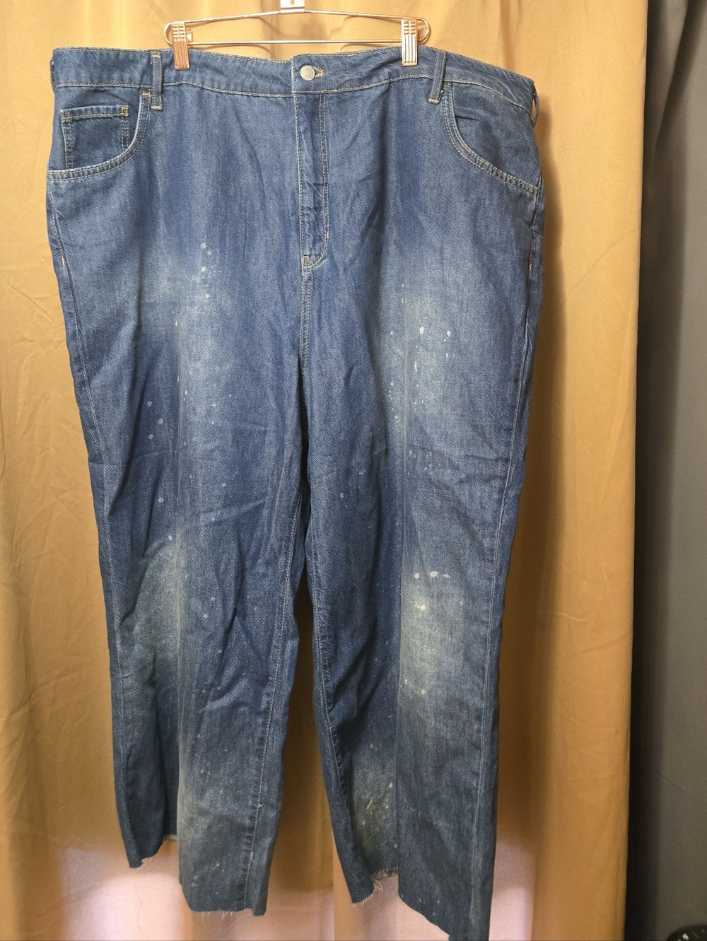 Anthropologie Pilcro Wide Leg Distressed Jeans Size 24w